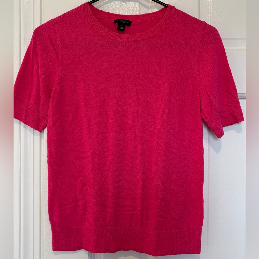 Ann Taylor Factory Fuchsia Knit Top